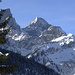 Immer wieder schön das Karwendel, Östl.Karwendelspitze, Vogelkarspitze und davor der Torkopf.