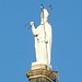 Statua di Sant'Ambrogio sul campanile dell'omonima chiesa