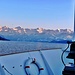 das wunderbare Panorama vom Schiff aus, vom Eiger bis zur Blüemlere.