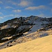 Der Mattstock im Abendlicht - ein Lawinenberg par excellence