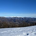 Vista verso est, le cime della Bergamasca.