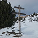 markantes Doppelkreuz auf ca. 2000m Höhe