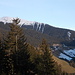 Blick von St. Andrä zur Plose. Deren höchster Gipfel Grosser Gabler versteckt sich hinter der weißen Kuppe links oben