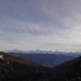 Die Aussicht von unserem Zimmer zu den walliser Bergen. Mischabel, Weisshorn, Matterhorn, ...