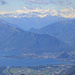View from Corno di Gesero to Locarno, Lago Maggiore and some 4K peaks in Valais/Italy