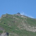 Das Berggasthaus Schäfler auf der gegenüberliegenden Talseite - fotografiert auf dem Schrennenweg