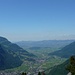 Blick ins Linthtal vom Berggasthaus Fronalpstockhütte