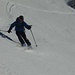 Richi im ca. 40° steilen Gelände
