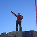 Pascal auf dem Gemsstock (2961m) - so leicht haben wir zusammen noch keinen Berg bestiegen!