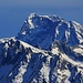 Aussicht vom Gemsstock (2961m) im Zoom auf den höchsten Glarner Berg, Tödi - Piz Russein (3614m).