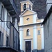 Der Ausgangspunkt der alten Wege ist immer die Kirche - hier die Kirche von Giumaglio