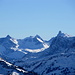 Zoom über das Skigebiet Schröcken-Warth in das Lechtal