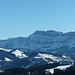 Panorama von oberhalb Netschbühl mit Schrattenfluh, Hogant und den 3 Berühmten