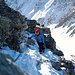 Gosia im Aufstieg zum Gipfel