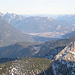 Blick vom Kleinen Pfuitjöchl nach Garmisch-Partenkirchen
