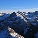 Schöner Blick zur Oberlahms-Spitze in der Bildmitte.