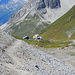 Vom Erlijoch gehts auf gutem Steig hinab zur Stuttgarter Hütte.