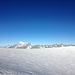 Blick vom Gipfel zum Mont Blanc