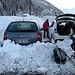 Merci aux services d' Airolo de nous avoir bloquer nos véhicules avec de la neige. <br />Ridicule !