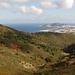 Von der Strasse hat man einen schoenen Blick auf die gesamte Halbinsel von Ceuta, ein Stueck Spanien in Afrika.