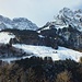 Die Alp Schwändli. Diese steht auf Nidwaldner Boden und befindet sich gleichzeitig im Eidgenössischem Jagdbanngebiet des Huetstocks