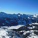 Blick auf Geißhorn, Ponten und Co., beliebte Tannheimer Skitourenberge