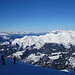 das Gipfelpanorama: Churfirsten, Alpstein, Falknis, Hochwang ...