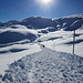 im Abstieg von der Scheidegg (Foto vom Vortag)