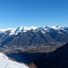 Primi scorci panoramici durante la salita. In secondo piano il gruppo del Pizzo di Vogorno.