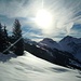 Tristkogl und Gamshag im Gegenlicht