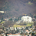 Goetheanum in Dornach (rechts) und Ruine Dorneck ( Mit dem Tele gespielt)