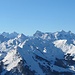 Blick in die zentralschweizer Alpen.