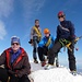 Gipfelfoto Gross Fiescherhorn 4049m mit Harald, [u joerg], [u Bombo] und [u kleopatra]