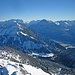 Blick über die Gaichtspitze zu Zugspitze, Mieminger Kette und Thaneller.