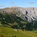 il percorso per il rifugio Bolzano e il monte Pez