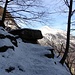 Im Aufstieg - Der Weg zur Alzasca Hütte im unteren Bereich des Weges wo nur wenig Schnee liegt