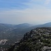 Gipfelblick zum Golf von Gaeta, links Formia und rechts die Halbinsel Gaeta