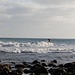 Surfer am Strand von Igueste