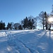 Aufstieg zur Höchhand, hier auf harter Schneedecke