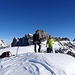 [u Alpinist] und Philipp posieren vor dem Chli und Gross Spannort.
