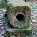 Historisches Wasserleitungsrohr aus Sandstein (Dresden hatte einst über 60 km davon)