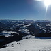 Panorama vom Gipfel aus: gegen Südwesten mit  Wildhorn und Waadtländer Alpen