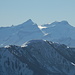 Panorama vom Gipfel aus: Oldenhorn und Les Diablerets (mittels Zoom)