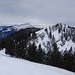 im Föhnsturm arbeiten wir uns zum Wildspitz hoch