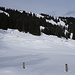 ... und in deren Licht einen Blick zum eben überschrittenen Wildspitz werfen