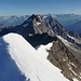 Aussicht vom Weissmies : Lagginhorn