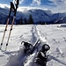 Kurze Pause beim Bärenboden nach dem Skihaus