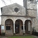 facciata Madonna del CornoCon me ha camminato Piero e il fido Olmo.