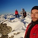 Das Gipfeltrio auf dem Piz Ravetsch knapp über 3000m