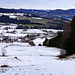 Mehr weiß als grün / mehr grün als weiß? ... Winter 2014.<br />Blick Nord: zu [u Jackthepot]'s Hausberg dem Hirschberg.